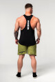 Pánské šortky Nebbia  Washed-off Gym Sweatshorts NO BS Light Green M - thumb (2)