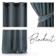 ArtFlhf Zatemňovací závěs BLACKOUT EYELETS K | 140 x 245 cm Barva: Silver - thumb (3)