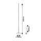 Rabalux 74005 stojací LED lampa Luigi, 18 W, černá - thumb (4)