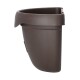 Samozavlažovací květináč na zeď Siesta, čokoláda, 29 cm, Plastia - thumb (4)