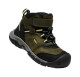 Dětská outdoorová obuv Keen Ridge Flex Mid Wp Dark Olive/Dusky Citron  US 12 (Kid) - thumb (1)