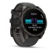 Garmin Fenix® 8 – 47 mm, AMOLED Sapphire, Carbon grey DLC titanium s Black/Gray silikonovým řemínkem 010-02904-21 - thumb (1)