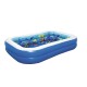 Bestway Nafukovací bazén 3D mořský svět, 262 x 175 x 51 cm - thumb (0)