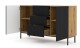 ARTBm Komoda RAVENNA B 2D3S 150 | dub artisan / černá matná Provedení: Dub artisan / černý mat / černé nohy - thumb (9)