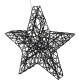 Vánoční LED hvězda Blackwire černá, 30 x 30 cm - thumb (1)
