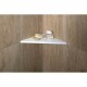 SAPHO AE200-0101 Abeline rohová police rockstone 20 x 20 cm, bílá mat - thumb (1)