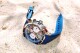 Vostok Europe Anchar Submarine Chrono Line 6S21-510A583 - Modrý silikonový řemínek - thumb (6)