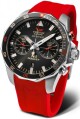 Vostok Europe N-1 Rocket Chrono Line 6S21-225A618S - Červený silikonový řemínek - thumb (0)