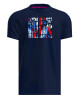 Pánské tričko BIDI BADU  New York 2024 Chill Tee Dark Blue/Red - thumb (0)