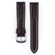 Řemínek Hirsch Heavy Calf - hnědý - 22 mm - L – Standardní délka (doporučujeme) - 18 mm - Stříbrná - thumb (1)