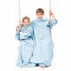 Decoking Deka s rukávy Lazy Kids modrá, 90 x 105 cm - thumb (2)