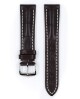 Řemínek Hirsch Capitano WR - hnědý - 18 mm - L – Standardní délka (doporučujeme) - 16 mm - Stříbrná - thumb (1)