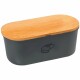 Kesper 85093 Chlebník s prkénkem, šedá, 34 x 14 x 18 cm - thumb (0)