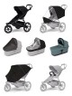 Sportovní kočárek Thule Urban Glide 3 Black + korbička Mid blue AKČNÍ SET 7v1 - thumb (0)