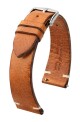 Řemínek Hirsch Bagnore - zlatohnědý - 20 mm - L – Standardní délka (doporučujeme) - 16 mm - Stříbrná - thumb (0)