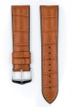Řemínek Hirsch Paul - medový - 18 mm - M – Střední délka - 16 mm - Stříbrná - thumb (1)