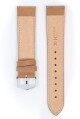 Řemínek Hirsch Osiris Nubuk - béžový - 16 mm - M – Střední délka - 14 mm - Stříbrná - thumb (2)