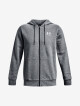 Pánská mikina Under Armour  Essential Fleece FZ Hood-GRY S - thumb (4)
