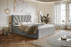 Elvisia Manželská postel EMMA Boxspring 6 | šedá/Jasmine 90 160 x 200 cm Provedení: Postel bez toppera - thumb (1)