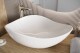 ArtCom Keramické umyvadlo CLOUD E-6588 | bílý lesk 51 x 39 cm - thumb (5)
