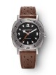 Nivada Grenchen Depthmaster Pacman White 14102A - Brown Racing Strap - thumb (0)