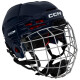 Hokejová helma CCM Tacks 70 Combo Navy Žák (youth) - thumb (0)