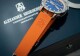Silikonový řemínek Alexander Shorokhoff - oranžový - 20 mm - thumb (1)