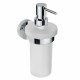 SAPHO XR101 X-Round dávkovač mýdla, mléčné sklo/chrom, 230 ml - thumb (1)