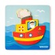 Woody Puzzle Baby Lodička - thumb (0)