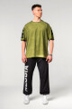 Pánské tričko Nebbia  Washed-off Oversized T-shirt LIFTING CLUB Green L - thumb (0)