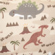 4Home Dětské bavlněné povlečení do postýlky Dino world, 100 x 135 cm, 40 x 60 cm - thumb (4)