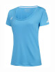 Dámské tričko Babolat  Play Cap Sleeve Top Women Cyan Blue S - thumb (1)