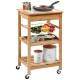 Kesper 25776 Kuchyňský vozík s pracovní deskou, 81 x 48 x 38 cm - thumb (1)