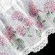 ArtFir Krátká záclona MONA P | bílá/růžová 150 x 30 cm - thumb (4)