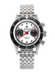 Nivada Grenchen Chronomaster Singer Newman - Inter. Bezel - Manual - Brown Racing Strap - thumb (8)