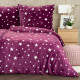 4Home Povlečení mikroflanel Stars violet , 160 x 200 cm, 70 x 80 cm - thumb (1)
