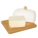 Orion Porcelánová máslenka bambus WHITELINE, 16,5 x 12,5 cm - thumb (2)