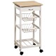 Kesper 25814 Kuchyňský vozík s pracovní deskou, 77 x 36 x 36 cm - thumb (0)