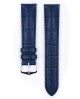 Řemínek Hirsch Duke - modrý, 20 mm S – Kratší délka spona 18 mm Stříbrná - Bazar - 20 mm - S – Kratší délka - 18 mm - Stříbrná - thumb (1)