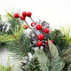 Vánoční věnec Berry and pinecone červená, 50 x 13 cm - thumb (1)