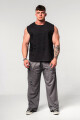 Pánské tepláky Nebbia  Washed-off Gym Sweatpants NO SHORTCUTS Light Grey L - thumb (0)