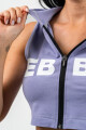 Dámská mikina Nebbia MUSCLE MOMMY Sleeveless Zip-Up Hoodie purple L - thumb (3)