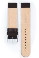 Řemínek Hirsch Scandic - hnědý - 24 mm - L – Standardní délka (doporučujeme) - 24 mm - Stříbrná - thumb (2)