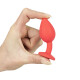 Silikonový anální kolík Jewel Red Plug small - thumb (2)