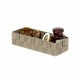 Compactor Úložný organizér do zásuvky Compactor TEX - košík L, 130 x 12 x 7 cm, Taupe (šedo-béžový), L - thumb (1)