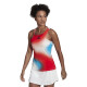 Dámské tílko adidas  Melbourne Y-Tank White/Red/Blue L - thumb (4)