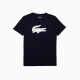 Pánské tričko Lacoste  Big Logo Core Performance T-Shirt Navy Blue/White L - thumb (3)