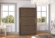 ArtAdrk Šatní skříň COLLIN | 120 cm Barva: Trufla - thumb (1)
