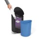 Simplehuman Pedálový odpadkový koš 6 l, půlkulatý, černá matná ocel, plast - thumb (4)