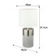Tempo Kondela Stolní lampa Qenny 19, bílá - thumb (1)